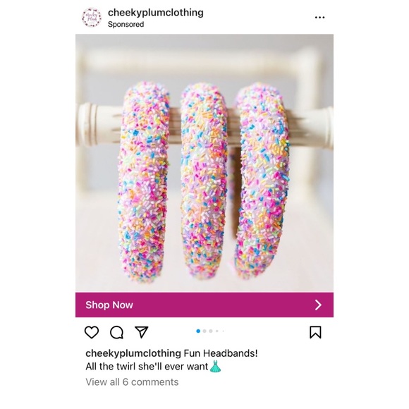 Sprinkles headband NIB - Picture 4 of 4